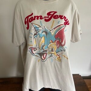 Freeze Tom and Jerry Red Graphic Tee